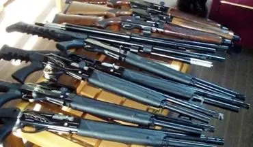 کشف ۵۹ قبضه اسلحه قاچاق در دهلران