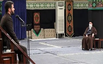 مراسم قرائت زیارت اربعین و عزاداری با حضور رهبر معظم انقلاب