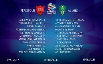  ترکیب الاهلی مقابل پرسپولیس مشخص شد