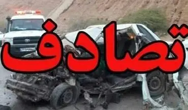 تصادف زنجیره‌ای ۷ دستگاه خودرو در آزادراه" خرم زال "