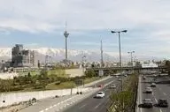 کیفیت هوای تهران در آستانه آلوده شدن