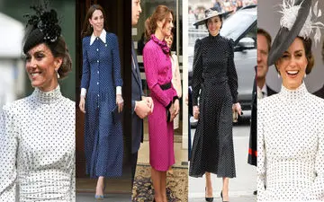 از کیت میدلتون یاد بگیرید: چطور لباس خال‌خالی را ست کنیم؟