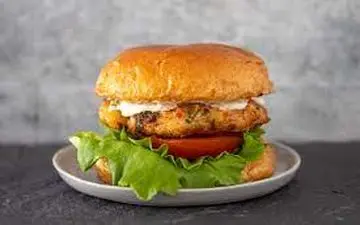  برگر سالمون| برای بچه ها خیلی جذابه!