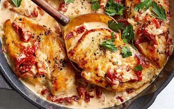 طرز تهیه  پیتزا مرغ خامه‌ای| حتما امتحانش کنید!