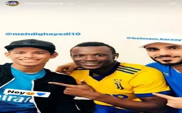 تمجید اینستاگرامی تیام از نیمار استقلال + عکس