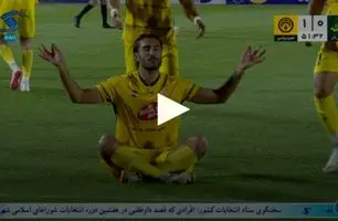 گل اول فجرسپاسی به شمس آذر + ویدئو