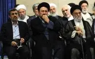 نگاه معنی دار ظریف به احمدی نژاد در مراسم تنفیذ