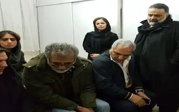 مهران مدیری در خانه علی معلم +عکس