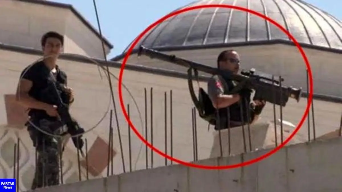 بازدید اردوغان از یک مسجد با راکت‌انداز و سلاح دوش‌پرتاب!
