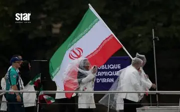 گزارش تصویری از ورزشکاران ایران در افتتاحیه المپیک پاریس