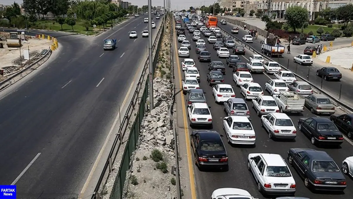 تردد روان در آزادراه تهران-شمال