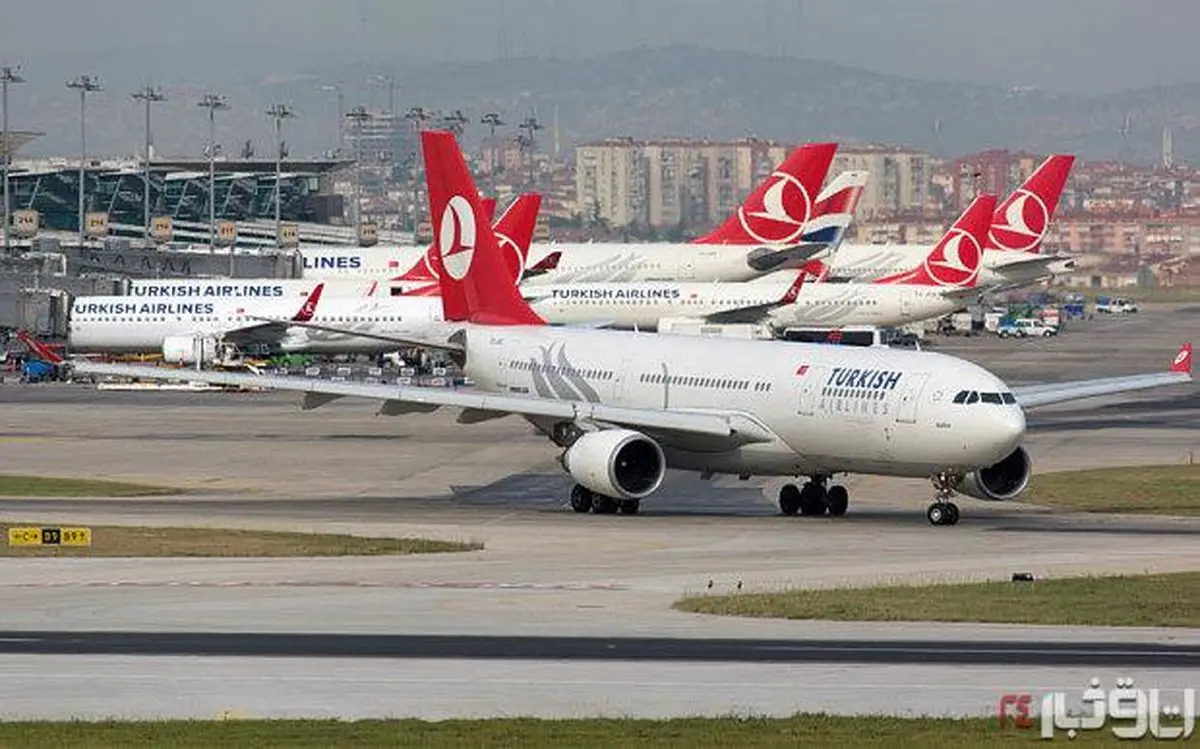 فرود اضطراری هواپیمای ترکیش ایرلاینز در کرمانشاه 