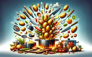 سیب زمینی رو با این روش‌ها تبدیل به یک غذای هیجان‌انگیز کن!