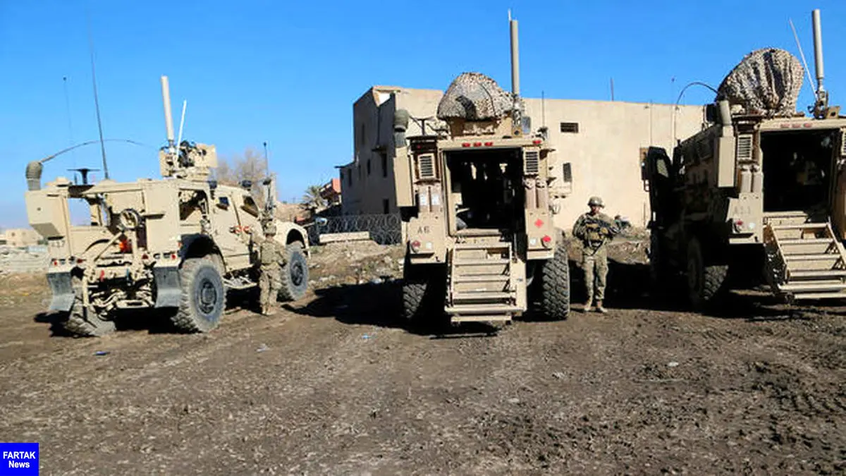 استقرار ادوات نظامی آمریکا در مرز عراق با سوریه