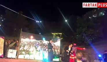 رقص کوردی مجری معروف در برج میلاد + فیلم