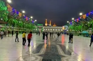 باران در بین‌الحرمین؛ صحنه‌ای متفاوت و دیدنی + فیلم