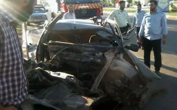 تصادف هولناک در بستان آباد / 5 مسافر در دم جان باختند + عکس 