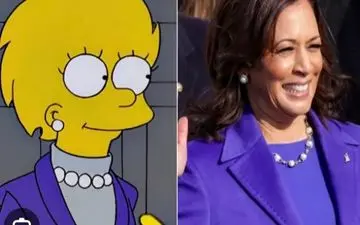  پیش‌بینی «سیمپسون‌ها» درباره کامالا هریس درست از آب درآمد!