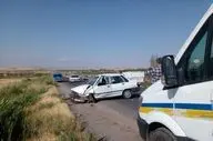 تصادف خونین دو پراید در میانه؛ یک کشته و ۴ مصدوم
