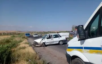 تصادف خونین دو پراید در میانه؛ یک کشته و ۴ مصدوم
