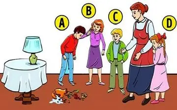 شخصیت شناسی| به تصویر نگاه کن و بگو کی گلدون رو شکسته؟