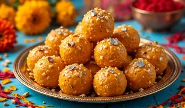 معرفی و طرز تهیه شیرینی لادو هندی