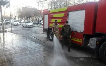 ضد عفونی کردن اماکن عمومی با اولویت مناطق حاشیه نشین + تصاویر 