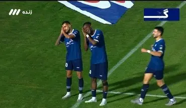گل اول گل‌گهر به پرسپولیس توسط تیکدری + ویدئو