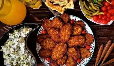 کتلت بدون گوشت | دستور سالم و اقتصادی برای وعده‌ای خوشمزه