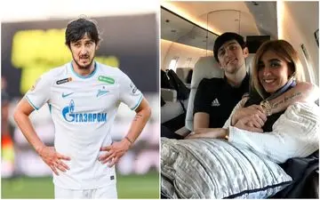 تصویر لو رفته از همسر سردار آزمون / قد کوتاه زن سردار آزمون سوژه شد!!