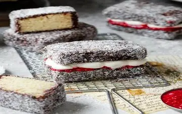 تا حالا اسم کیک لامینگتون  رو شنیدی؟| یکبار امتحانش کن !