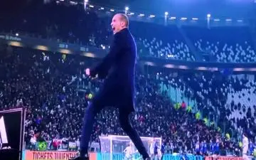 خوشحالی دیوانه‌وار الگری پس از سوپرگل دانیلو!