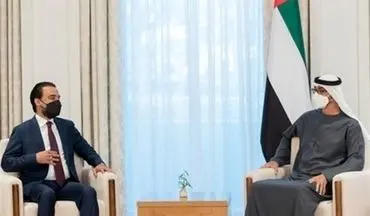 دیدار رئیس مجلس عراق با محمد بن زاید 
