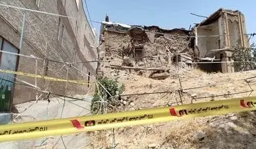 ریزش ساختمان نیمه‌کاره در لویزان ۳ مصدوم برجای گذاشت