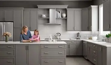 مدرن و لوکس: راهنمای انتخاب رنگ کابینت برای هماهنگی با لوازم استیل و مشکی