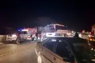 تصادف زنجیره‌ای در محور فیروزکوه؛ ۹ نفر مصدوم شدند