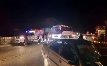 تصادف زنجیره‌ای در محور فیروزکوه؛ ۹ نفر مصدوم شدند