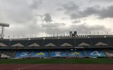  طرح موزاییکی استقلال بعد از طوفان شدید(عکس) 