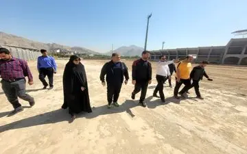 بازدید دکتر سینا کلهر از پروژه آکادمی گلف، مینی گلف، وودبال و کروکت کرمانشاه 