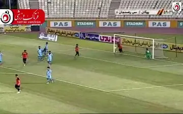 گل اول مس رفسنجان برابر پیکان 