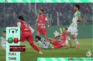 خلاصه بازی پرسپولیس 2 - خیبر خرم آباد 1 + ویدئو