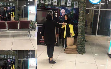 عکس یادگاری با سردار سلیمانی در فرودگاه مهرآباد!
