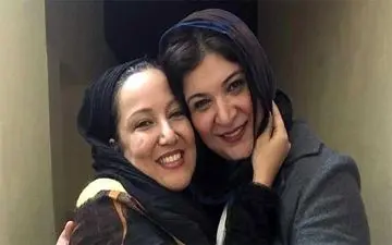 خانم های بازیگر در آغوش یکدیگر