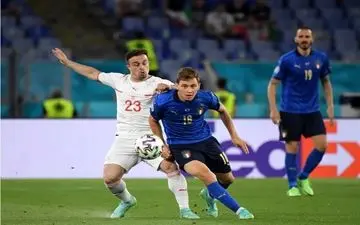 برتری ایتالیا مقابل سوئیس وقتی آمار مساوی بود 