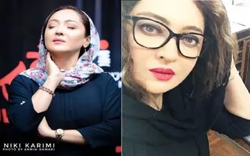 نیکی کریمی در لندن با استایلی متفاوت