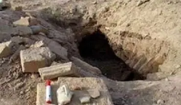  دستگیری حفار غیرمجاز در حریم بنای تاریخی ورامین 