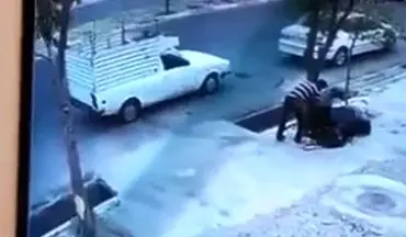 تصادف وحشتناک در خیابان رسالت تبریز +فیلم 