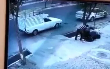 تصادف وحشتناک در خیابان رسالت تبریز +فیلم 