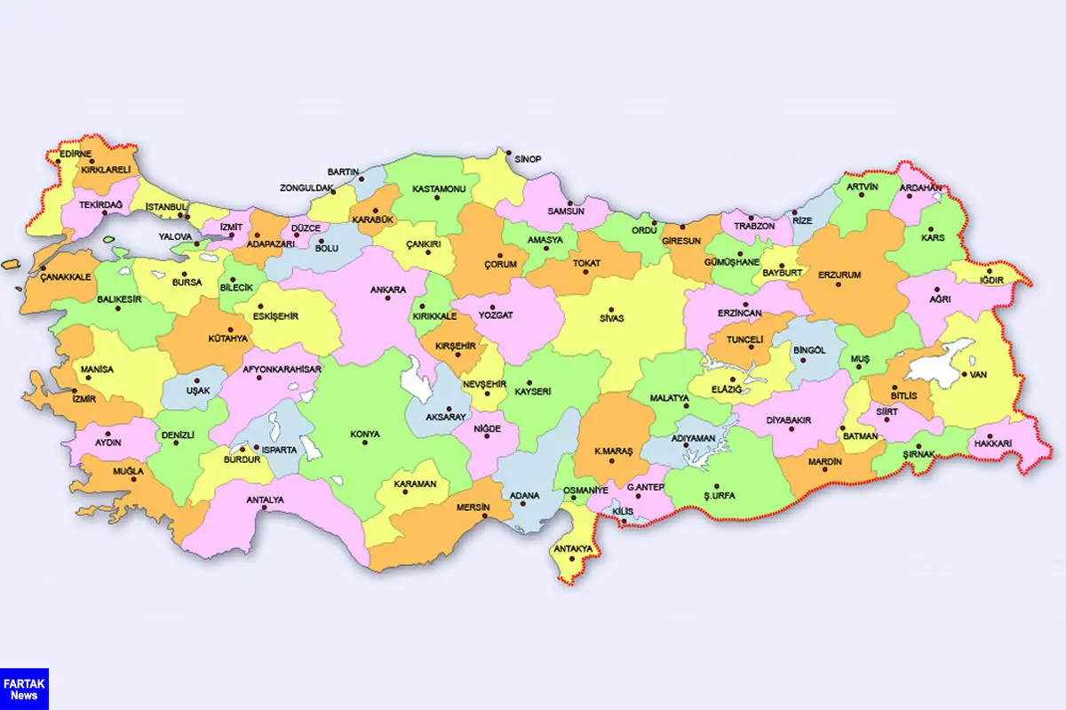 21 استاندار ترکیه برکنار شدند