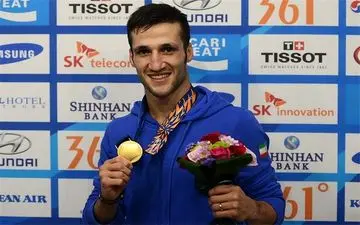  مهدی زاده: با توجه به سوختگی پا تنها ۱۵ روز تمرین کردم/ خوشحالم که باز هم طلا گرفتم + عکس 